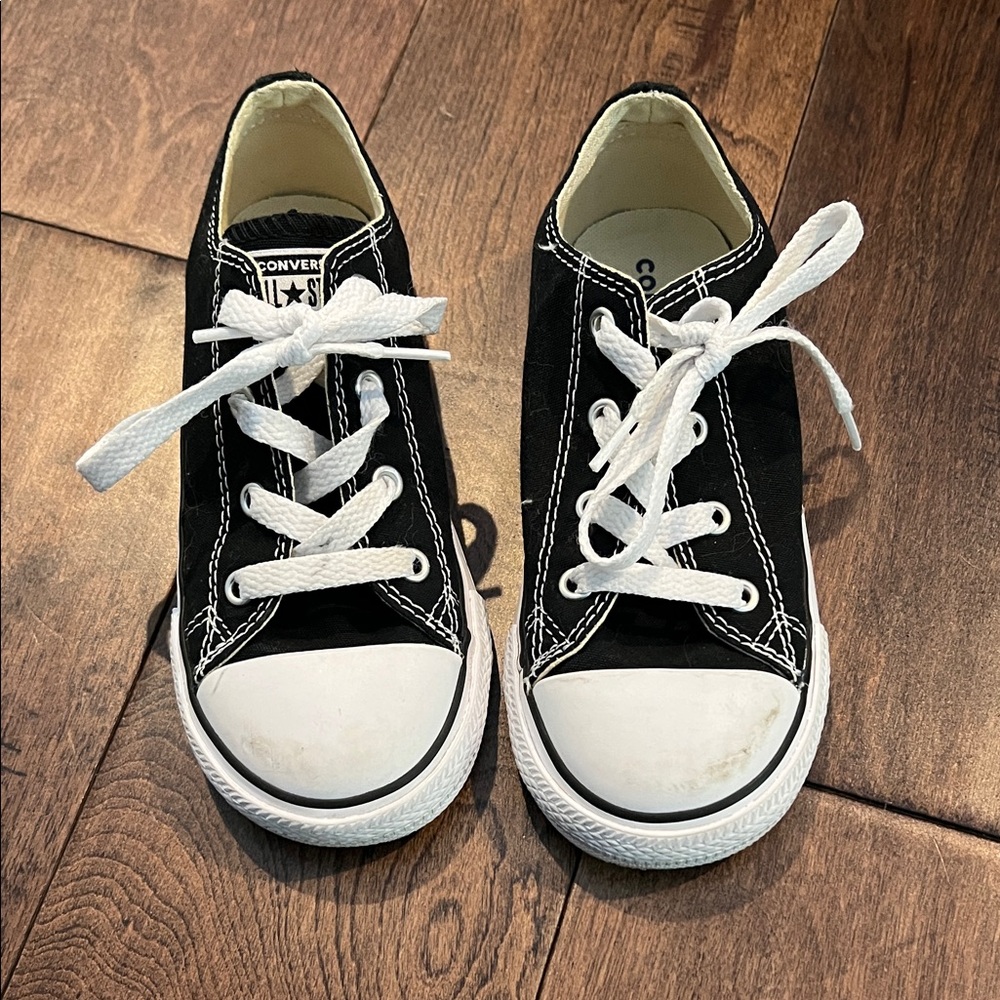 Converse Kids Black and White Sneakers